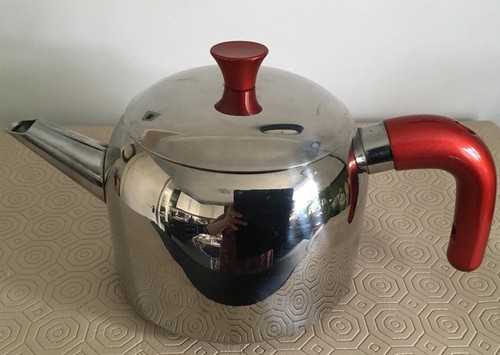 Vintage style chrome tea - vintage,