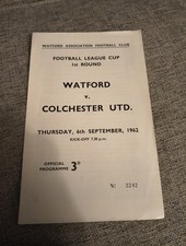 Watford V Colchester United