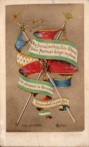 Unusual album filler - cdv, photo