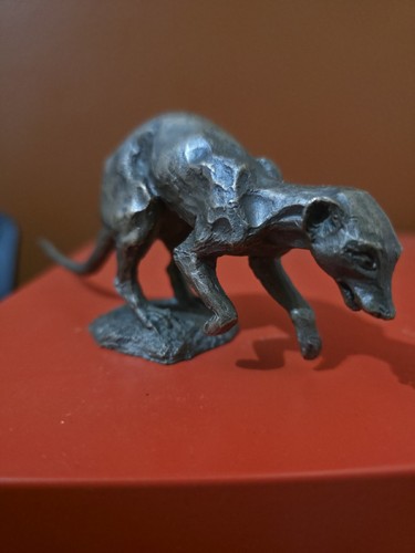Bronze big cat motion - cat,