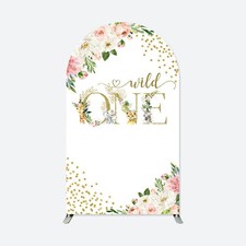 Wild One Gold Floral Birthday