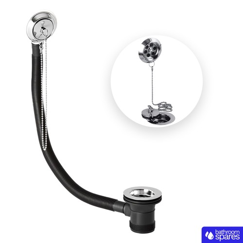 Chrome bath waste - waste, overflow