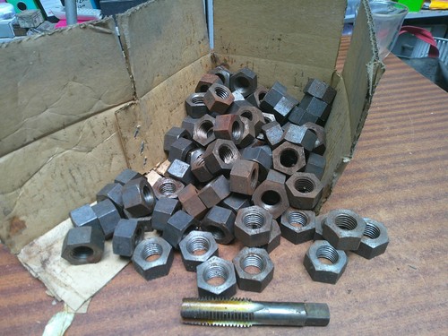 Bsw steel hex plain - 7/8",