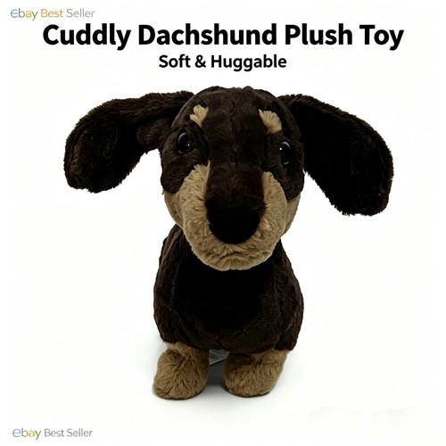 Cuddly dachshund soft plush - dachshund,