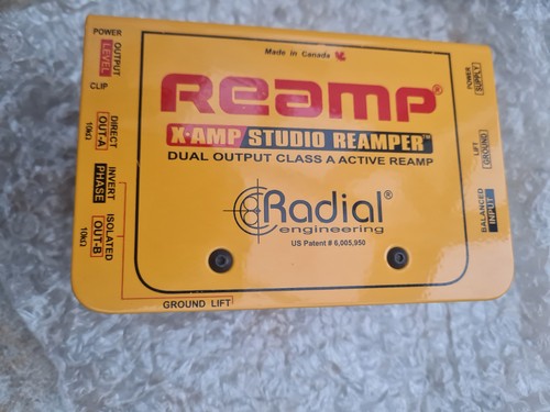 Radial amp studio reamper - x-amp,