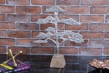 17" Silver Wire Bonsai Tree