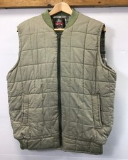 Men’s Vintage Hardy's Quilted Vest Jacket/Gilet/Body Warmer Sage Green-XL