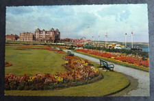 WHITBY, CRESCENT GARDENS. VINTAGE POSTCARD. 1971 WHITBY cancel
