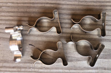 Vintage Terry's Land Rover Wheel Brace Mounting Clips X5