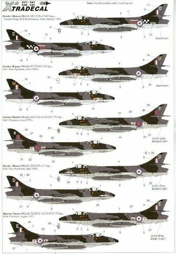 Xtradecal x48034 hawker - x48034,