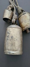 Giant Harmony Cow Bells Vintage Handmade Rustic Christmas Set of 3  Bell CB002