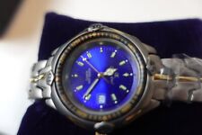 Men’s Oskar Emil "Series 3000" Quartz Watch with Date Blue Dial. Needs Battery