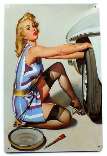 Vintage retro 1950 pin up - retro,