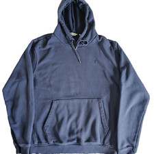 Mens Hoodie Navy Blue Medium Next Hooded Front Pocket Cotton Polyester Pullover