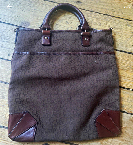 Dkny brown logo - brown,