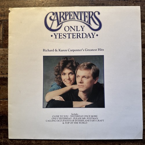 Carpenters only yesterday - only,