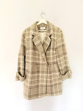 Reiss coat size cream check - coat,