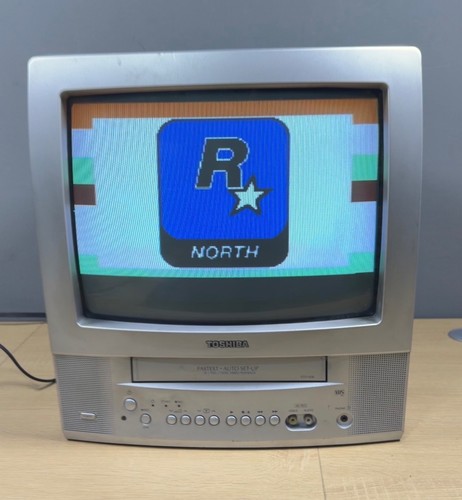 Toshiba crt combo vhs - 14”,