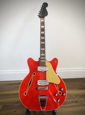 Vintage 1973-74 Fender Coronado II Rare USA Hollow Body Electric Guitar