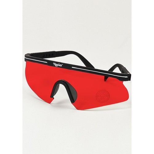 Napier shooting glasses - glasses, red