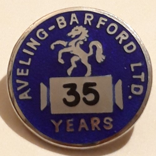 Aveling barford enamel - barford,