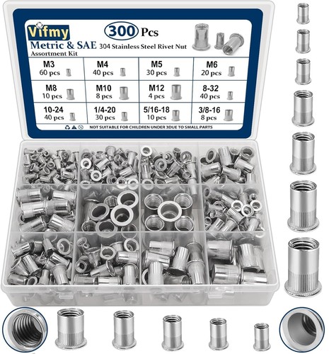 300 pcs metric - &, sae