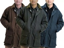 Men wax cotton jacket - wax,