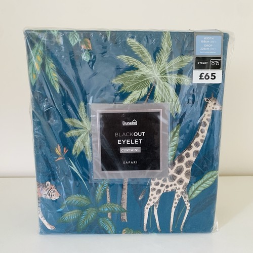 Dunelm blackout eyelet - blackout,