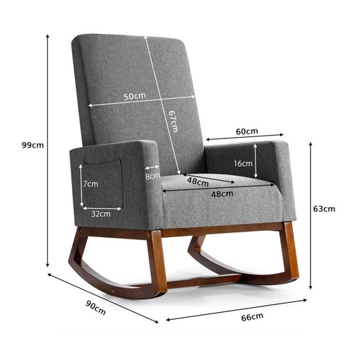 Modern rocking chair - rocking,