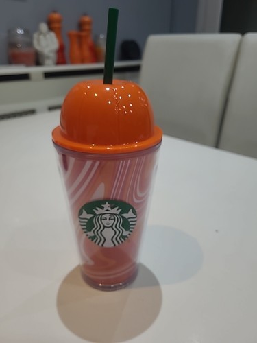 Starbucks pumpkin drinks cup - pumpkin,