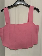Corset Style Pink Top Size XL