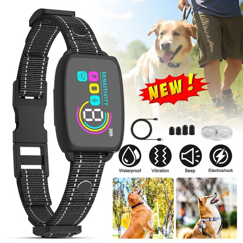 Anti bark collar stop - collar, dog