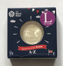2018 10p COINS LETTER L SILVER