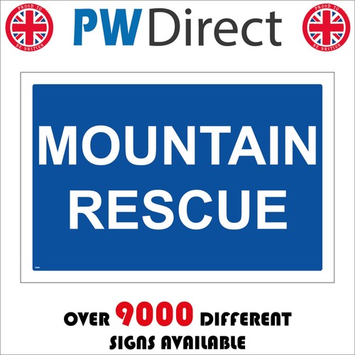 Sign mountain rescue - rescue, peaks