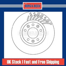 2x Brake Discs Vented For