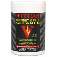 Vitcas CFC - Chimney & Flue Cleaner 750g Removes Tar and Creosote Deposits.