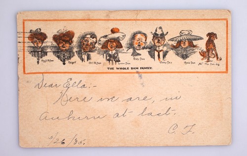 Vintage postcard 1905 - vintage, the
