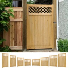 Wood / Iron Garden Privacy Gate Pedestrian Fence Door Porch Decorative Entrance