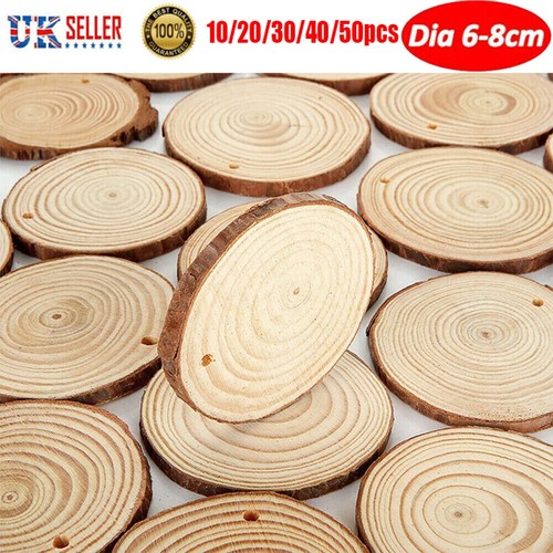 Natural wood slices - natural,