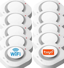 1~10x WiFi Smoke Alarm Fire