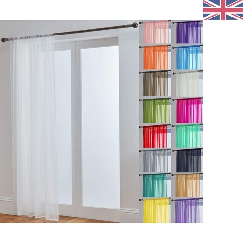 Elegant white voile - 54",