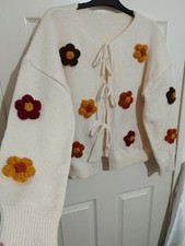 Floral Knitted Cardigan 16/18