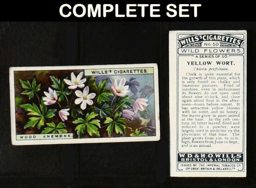 Wild flowers wills cigarette - wild,