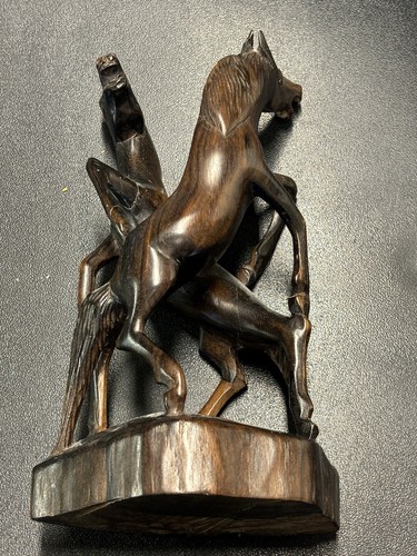 Wooden horse figure antique - horse,