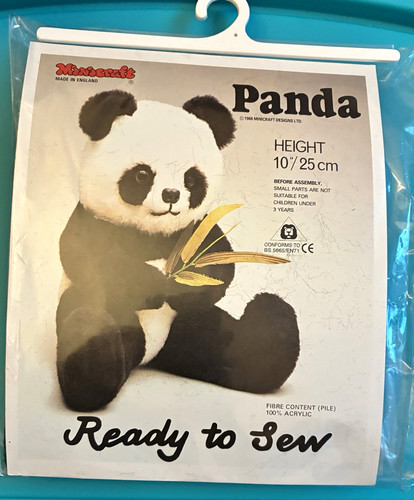 Mincraft ready sew panda - mincraft, to