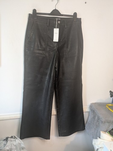 Faux leather trousers size - leather,