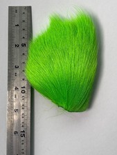 Bright Green BUCKTAIL PATCH - FLY TYING MATERIALS