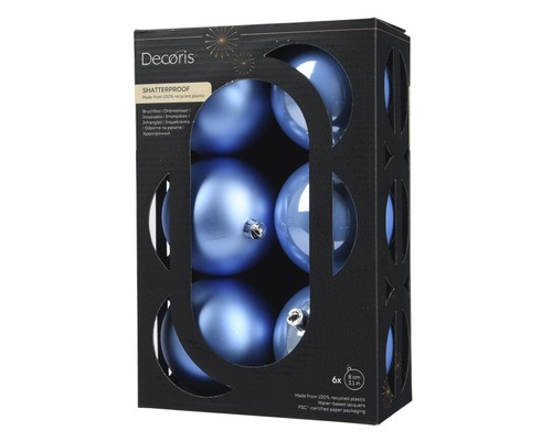 Christmas tree baubles blue - tree,