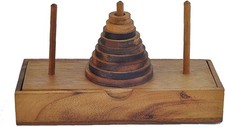 Tower of Hanoi - Wooden Brain