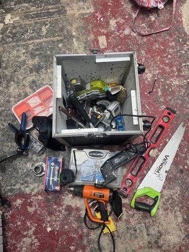 Large box various tools and - box,
